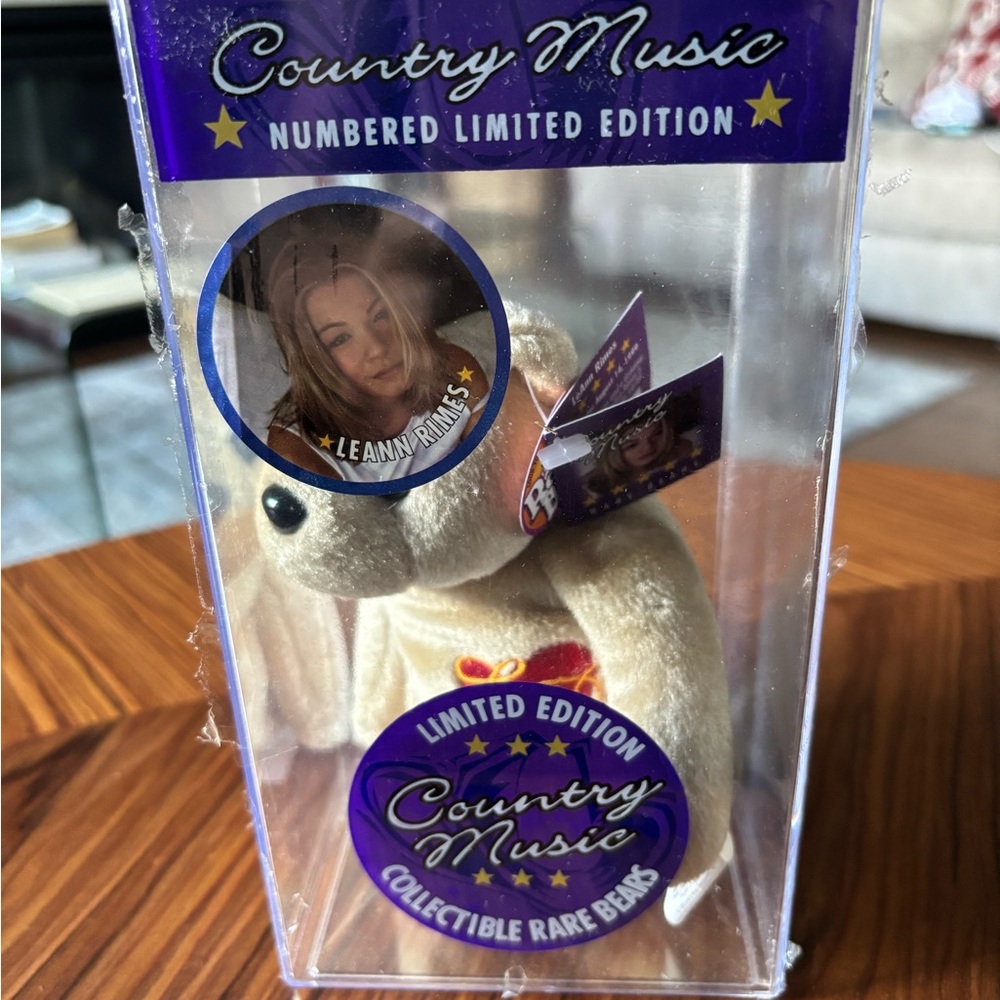 👛 (ANY 2/$30) NEW COUNTRY MUSIC Numbered Limited Edition LEANN RIMES Bear